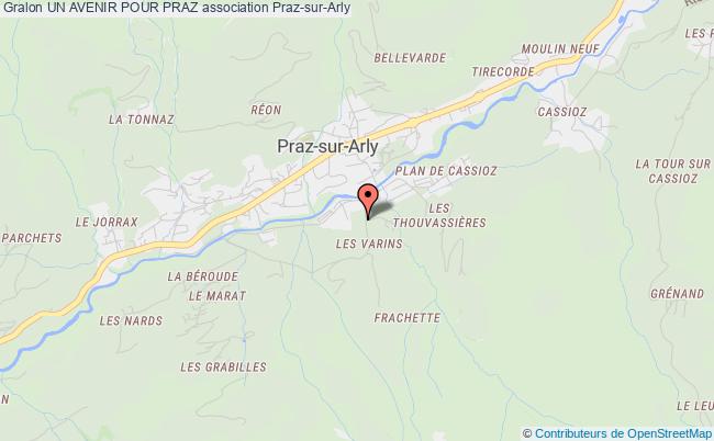 plan association Un Avenir Pour Praz Praz-sur-Arly