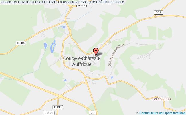 plan association Un Chateau Pour L'emploi Coucy-le-Château-Auffrique
