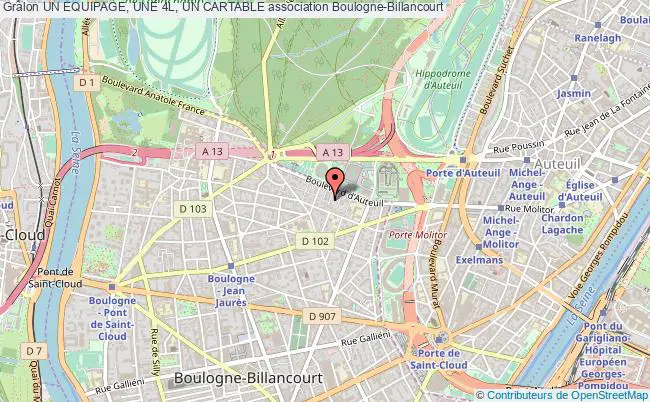 plan association Un Equipage, Une 4l, Un Cartable Boulogne-Billancourt