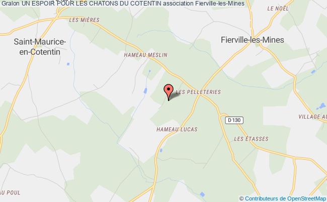 plan association Un Espoir Pour Les Chatons Du Cotentin Fierville-les-Mines