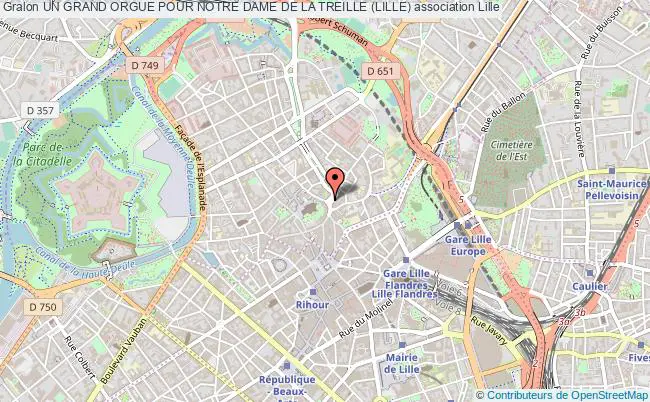 plan association Un Grand Orgue Pour Notre Dame De La Treille (lille) Lille