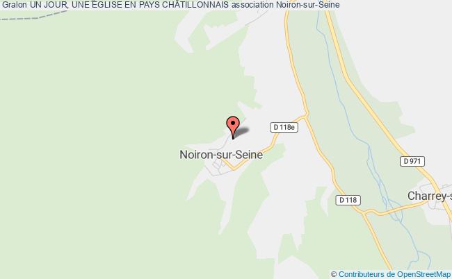 plan association Un Jour, Une Église En Pays ChÂtillonnais Noiron-sur-Seine