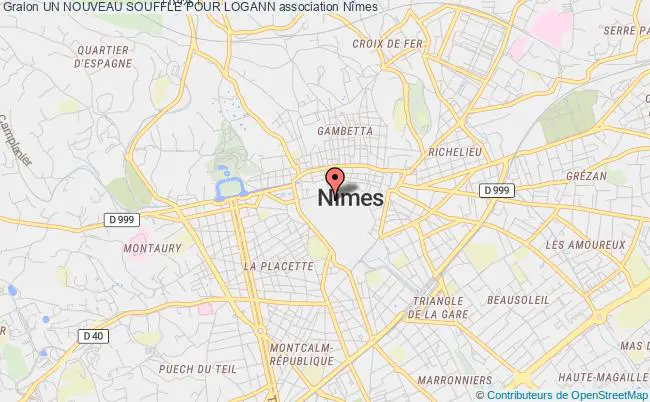 plan association Un Nouveau Souffle Pour Logann Nîmes