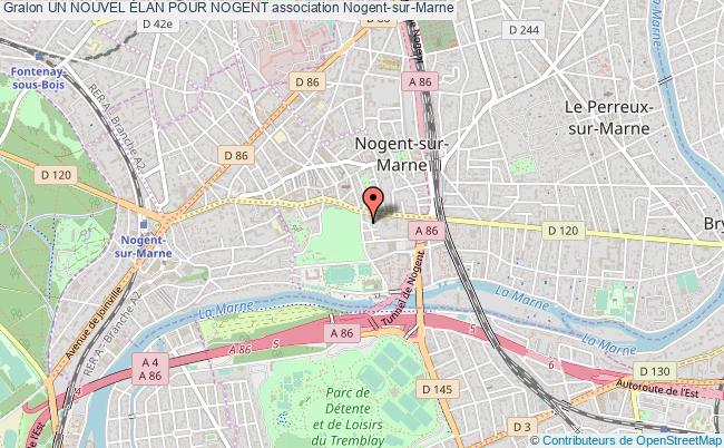 plan association Un Nouvel Élan Pour Nogent Nogent-sur-Marne