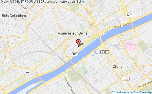 plan association Un Objet Pour Un Sdf Asnières-sur-Seine
