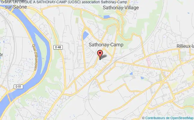 plan association Un Orgue A Sathonay-camp (uosc) Sathonay-Camp