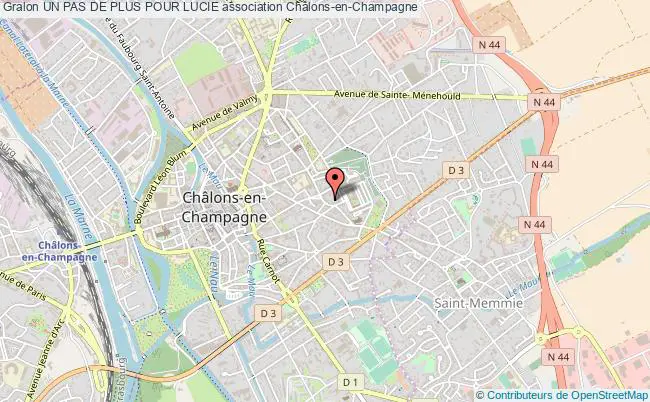 plan association Un Pas De Plus Pour Lucie Châlons-en-Champagne