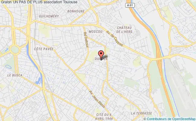 plan association Un Pas De Plus Toulouse