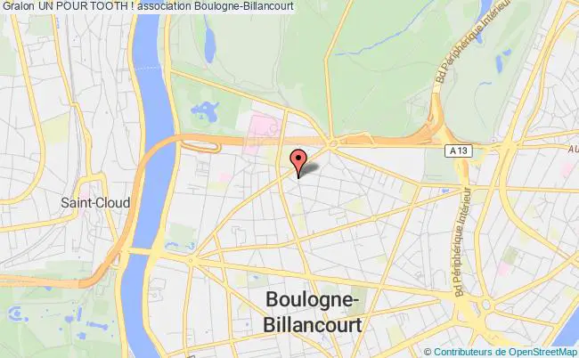 plan association Un Pour Tooth ! Boulogne-Billancourt