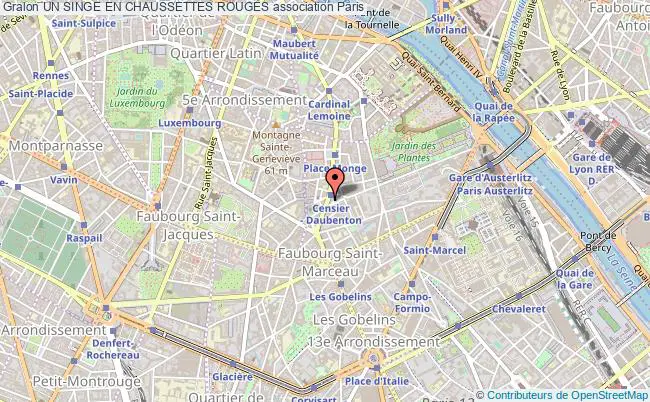 plan association Un Singe En Chaussettes Rouges Paris 5e