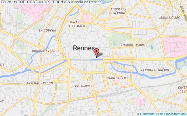 plan association Un Toit C'est Un Droit Rennes Rennes