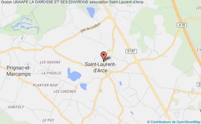 plan association Unaape La Garosse Et Ses Environs Saint-Laurent-d'Arce