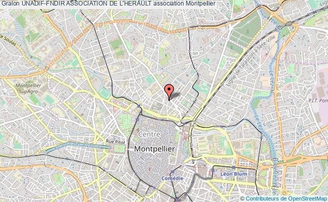 plan association Unadif-fndir Association De L'herault Montpellier