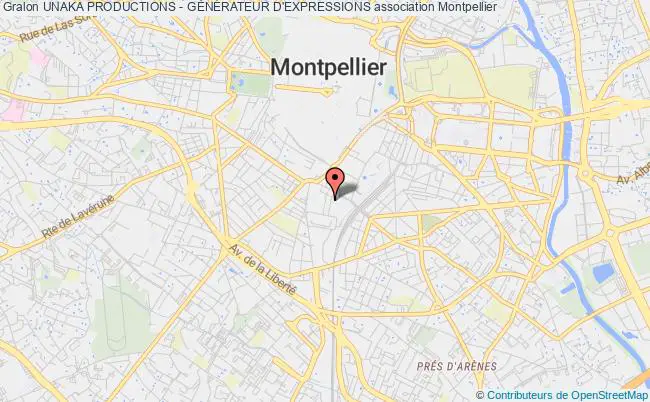 plan association Unaka Productions - GÉnÉrateur D'expressions Montpellier
