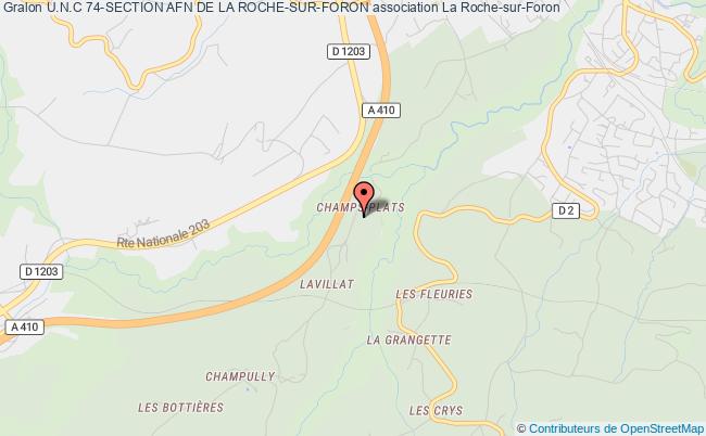 plan association U.n.c 74-section Afn De La Roche-sur-foron La    Roche-sur-Foron