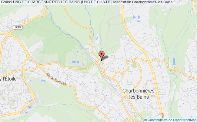 plan association Unc De CharbonniÈres Les Bains (unc De Chs-lb) Charbonnières-les-Bains