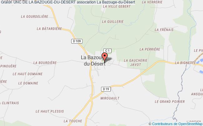 plan association Unc De La Bazouge-du-dÉsert La Bazouge-du-Désert