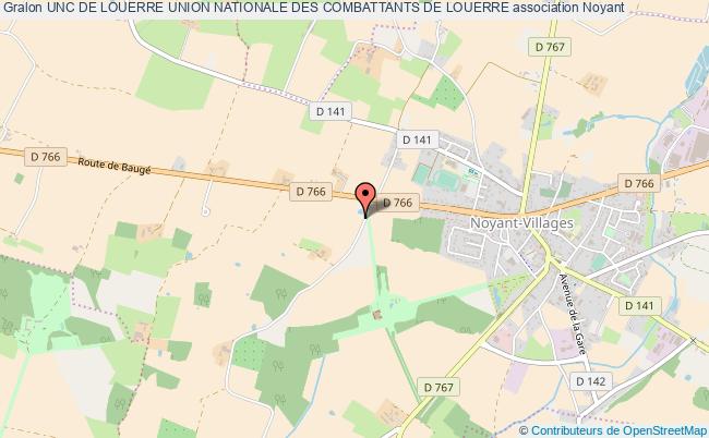 plan association Unc De Louerre Union Nationale Des Combattants De Louerre Noyant-Villages