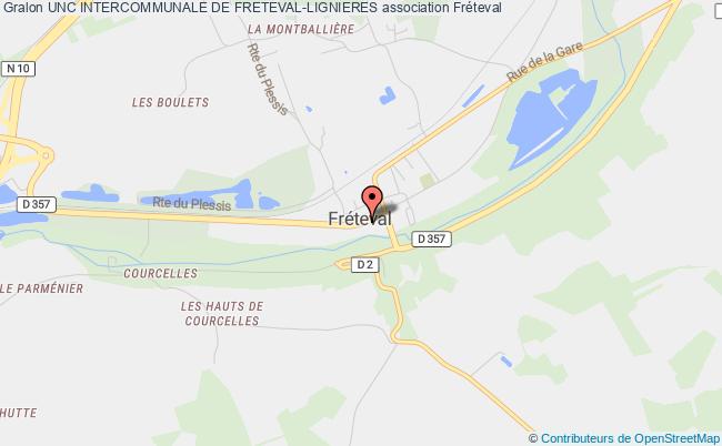 plan association Unc Intercommunale De Freteval-lignieres Fréteval