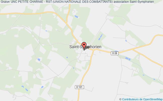 plan association Unc Petite Charnie - Rst (union Nationale Des Combattants) Saint-Symphorien