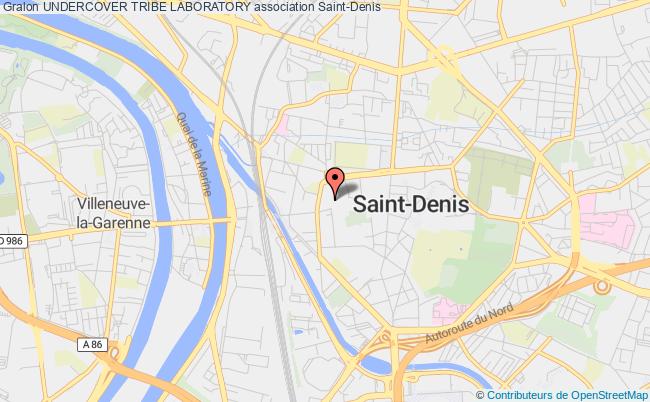 plan association Undercover Tribe Laboratory Saint-Denis