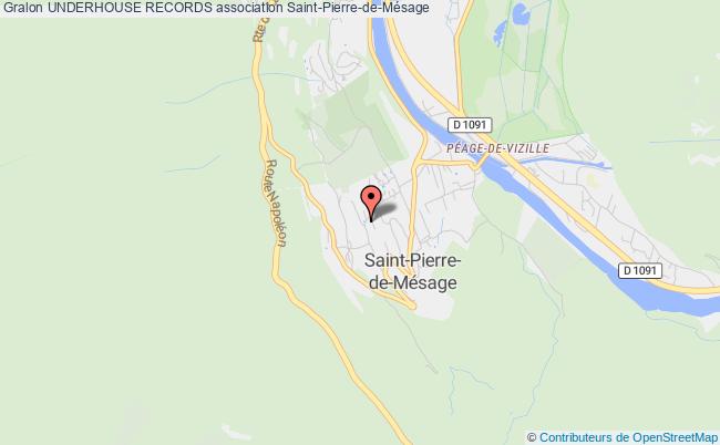 plan association Underhouse Records Saint-Pierre-de-Mésage