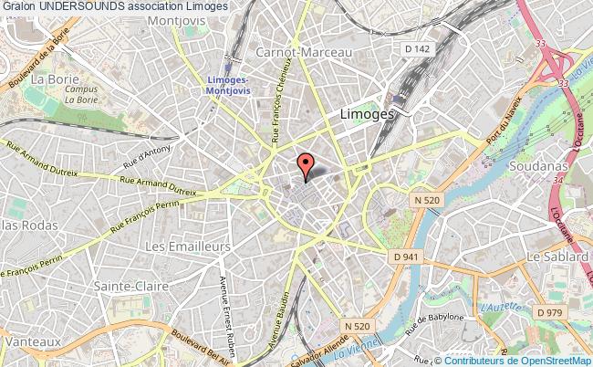 plan association Undersounds Limoges