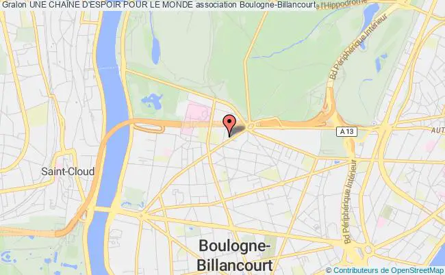 plan association Une ChaÎne D'espoir Pour Le Monde Boulogne-Billancourt