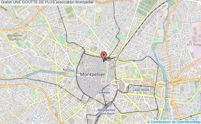 plan association Une Goutte De Plus Montpellier