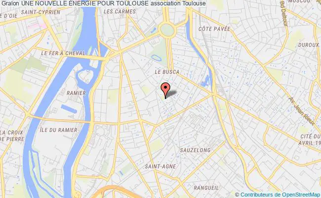 plan association Une Nouvelle Énergie Pour Toulouse Toulouse