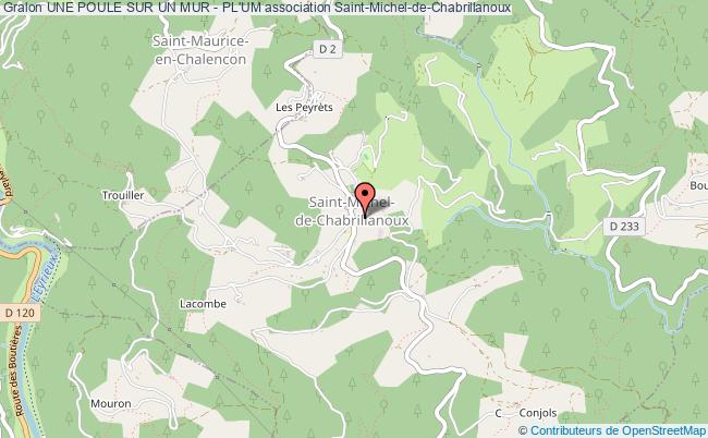 UNE POULE SUR UN MUR - PL'UM