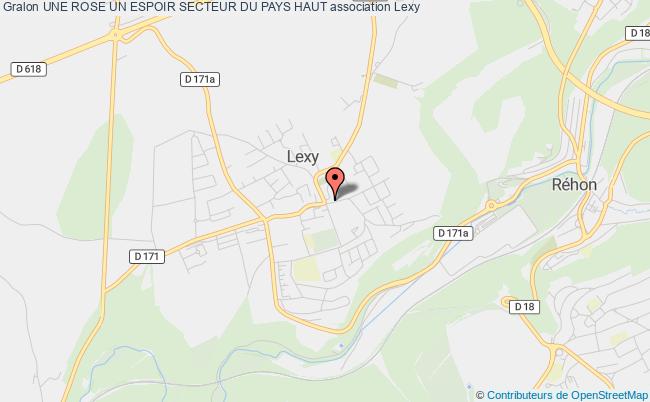 plan association Une Rose Un Espoir Secteur Du Pays Haut Lexy