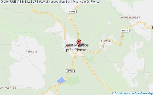 plan association Une Vie Meilleure (u.v.m.) Saint-Maurice-près-Pionsat