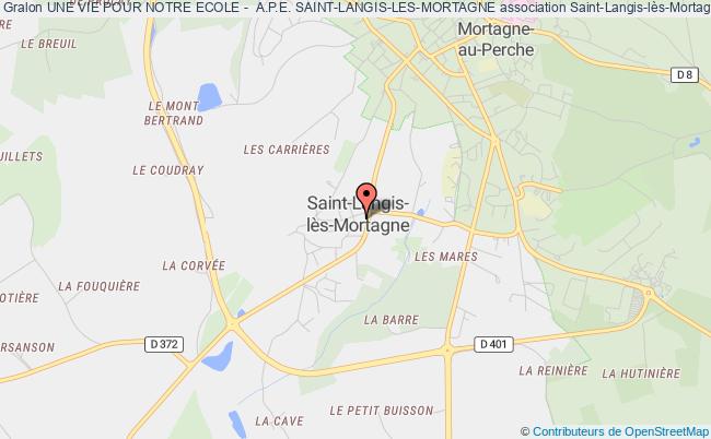 plan association Une Vie Pour Notre Ecole -  A.p.e. Saint-langis-les-mortagne Saint-Langis-lès-Mortagne