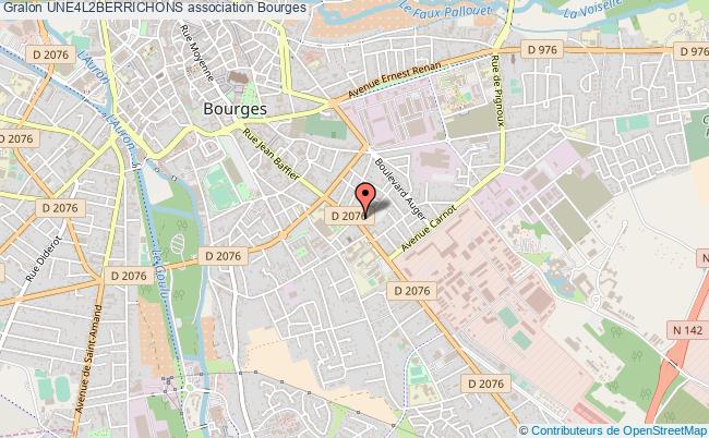 plan association Une4l2berrichons Bourges
