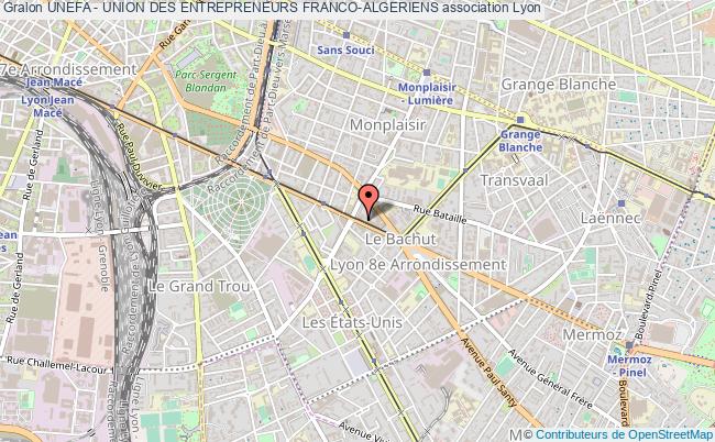 plan association Unefa - Union Des Entrepreneurs Franco-algeriens Lyon