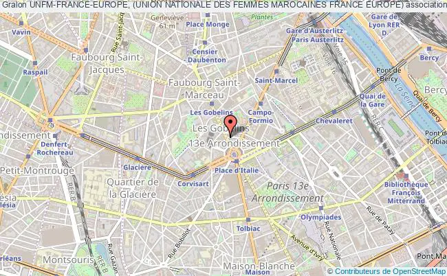 plan association Unfm-france-europe, (union Nationale Des Femmes Marocaines France Europe) Paris