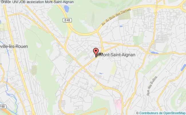 plan association Uni'job Mont-Saint-Aignan