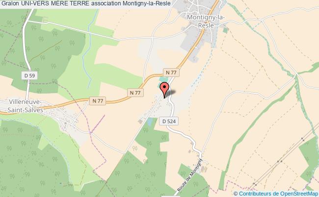 plan association Uni-vers MÈre Terre Montigny-la-Resle