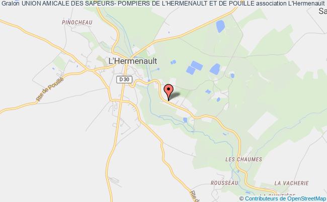 plan association Union Amicale Des Sapeurs- Pompiers De L'hermenault Et De Pouille L'   Hermenault