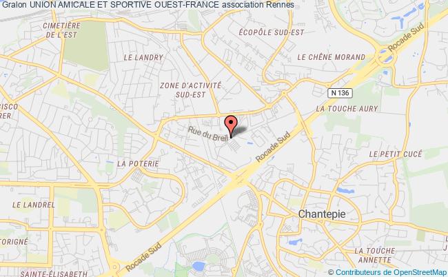 plan association Union Amicale Et Sportive Ouest-france Rennes