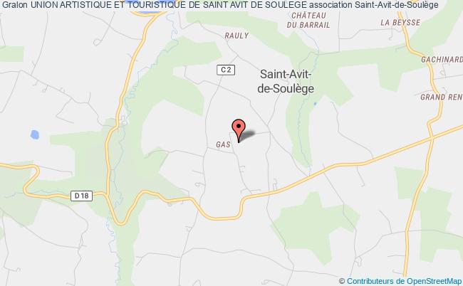 plan association Union Artistique Et Touristique De Saint Avit De Soulege Saint-Avit-de-Soulège