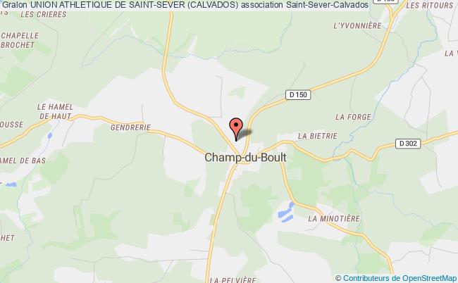 plan association Union Athletique De Saint-sever (calvados) Noues-de-Sienne
