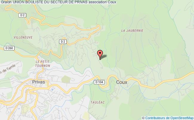 UNION BOULISTE DU SECTEUR DE PRIVAS