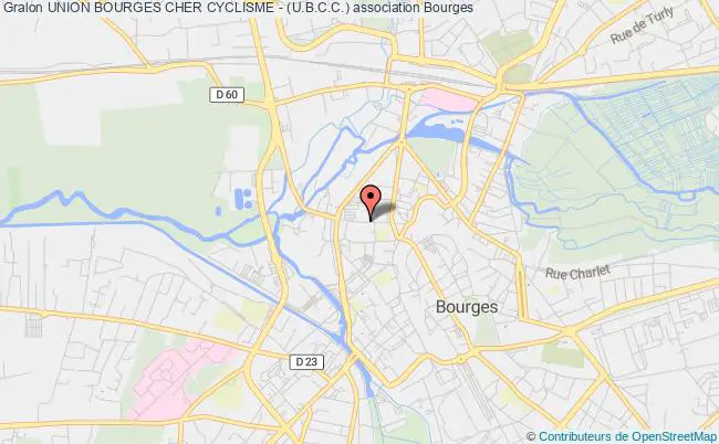 plan association Union Bourges Cher Cyclisme - (u.b.c.c.) Bourges
