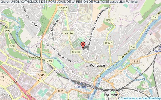 plan association Union Catholique Des Portugais De La Region De Pontoise Pontoise