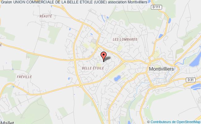 plan association Union Commerciale De La Belle Etoile (ucbe) Montivilliers