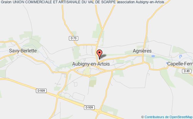 plan association Union Commerciale Et Artisanale Du Val De Scarpe Aubigny-en-Artois