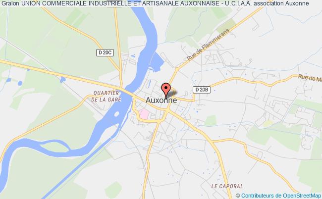 plan association Union Commerciale Industrielle Et Artisanale Auxonnaise - U.c.i.a.a. Auxonne