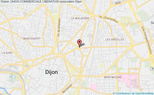 plan association Union Commerciale Liberation Dijon